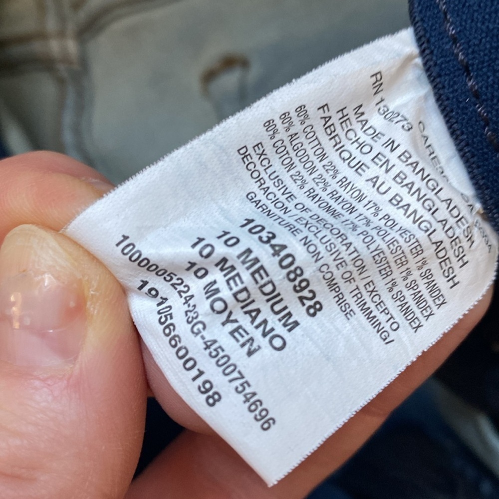 Lee Blue Tie-Dye Mid Rise Bootcut Fringe Hem Stretch hippie Jeans Size 10 - Picture 14 of 14